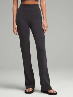 navy ribbed hr flare